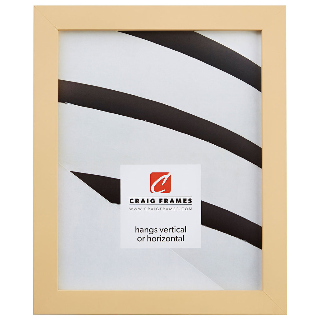 Craig Frames Confetti, Modern Light Yellow Picture Frame, 16 x 20 Inch