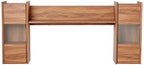 Modway Visionary Mounted, Wall Shelves, Walnut