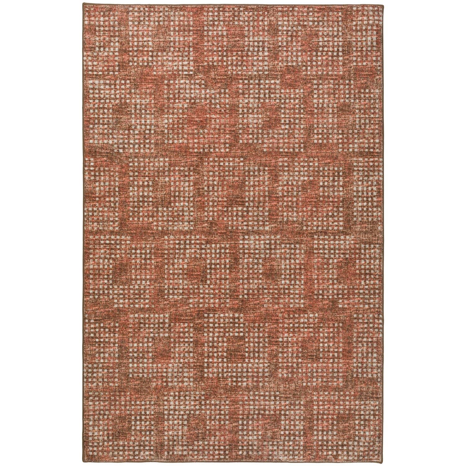 Delano Da1 Orange Transitional Rug Rectangle 5' X 7 ' 6"