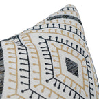 Blazing Needles Square Jacquard Throw Pillows, 17", Tupelo Sahara 2 Count