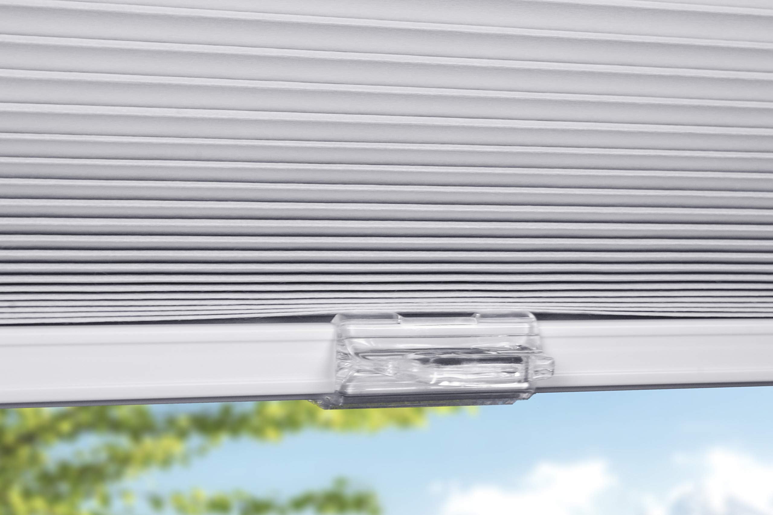 Arlo Blinds Single Cell Light Filtering Cordless Cellular Shades, Color: Grey, Size: 43'' W X 48'' H