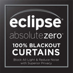 Eclipse Gabriella Grommet Top Curtains For Bedroom, Single Panel, 40'' X 63'', Indigo