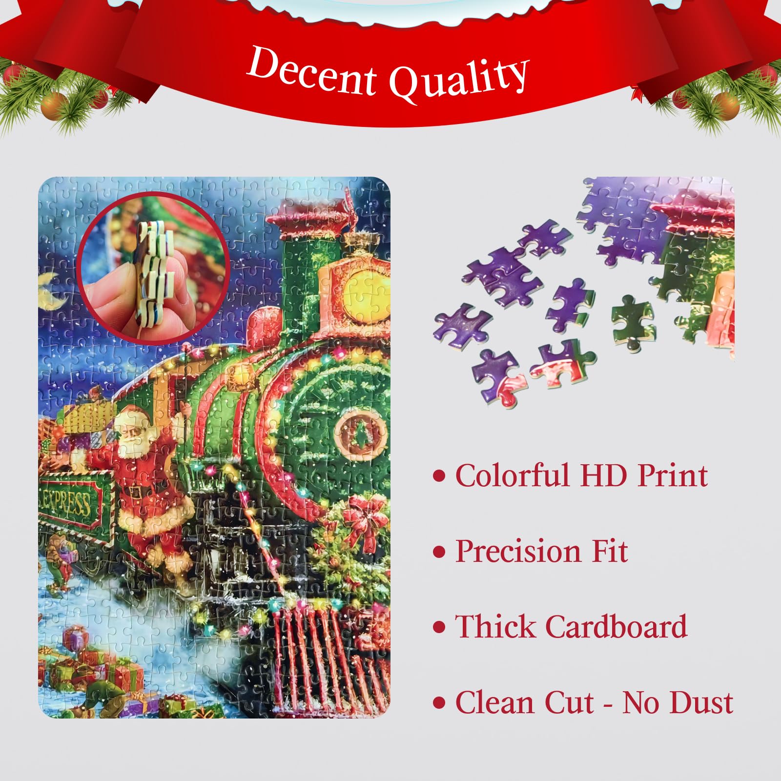 HUYFGDYSA Advent Calendar 2024 - 1008 Piece Christmas Puzzle, Colorful Countdown for Home Wall Decor & Holiday Gifts