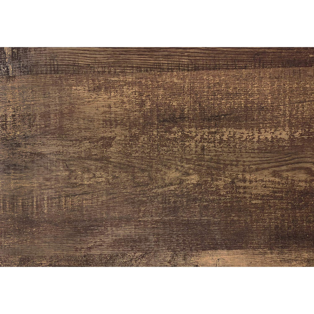 Monarch Specialties BROWN RECLAIMED WOOD-LOOK/BLACK/DRAWER ACCENT, END, SNACK TABLE