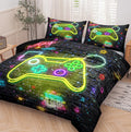 Ninenine Full Size Bedding Sets For Boys,5Pcs Gaming Bedding Sets,Full Size Comforter Size For Boys,Boys Bedding Full Size(1Comf