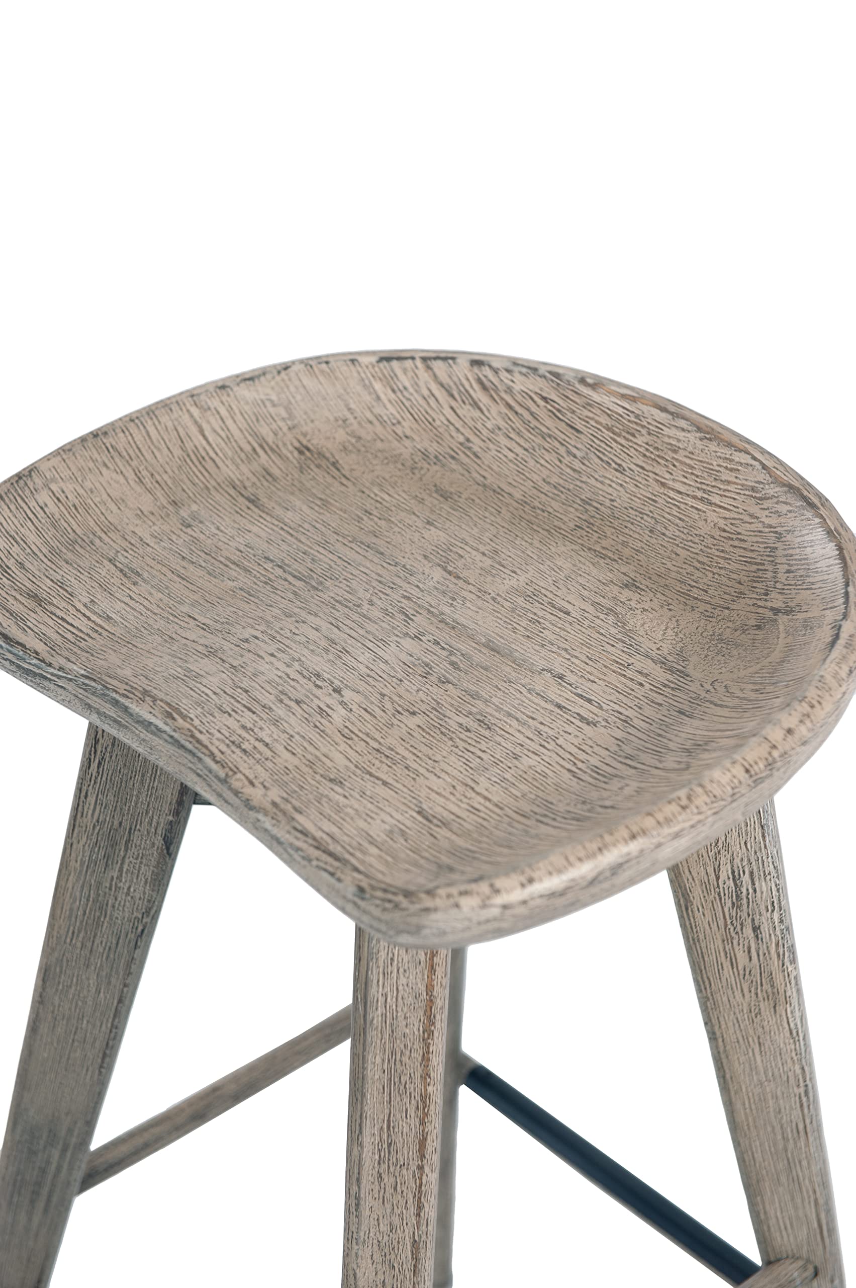 Boraam Bali Counter Height Swivel Stool, 24-Inch, Cappuccino