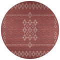 Sedona Sn3 Red Transitional Rug Round 8' X 8'