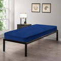 Cot Sheets (Fitted, Flat, Sets), 1 Fitted Cot Sheet - Navy