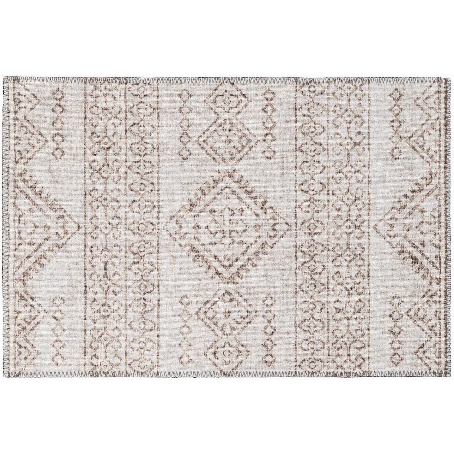 Sedona Sn14 Beige Transitional Rug Rectangle 5' X 7 ' 6"
