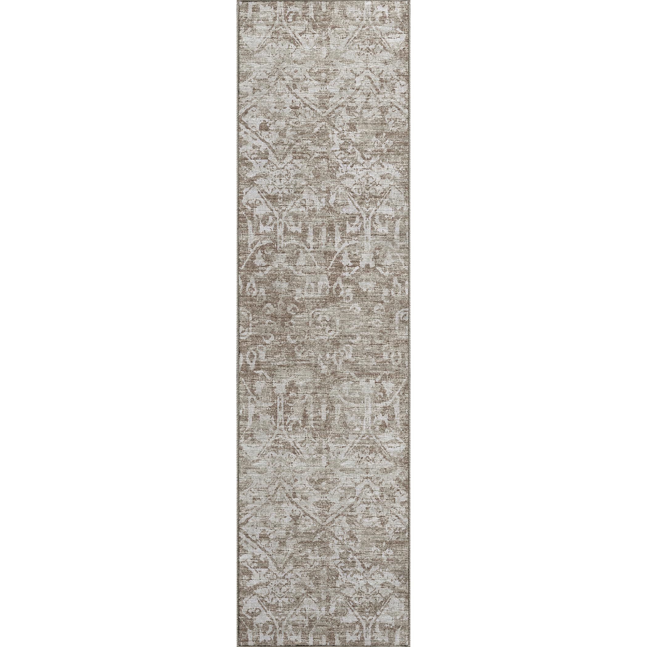 Aberdeen Ab1 Beige 2'3" X 7'6" Runner Rug