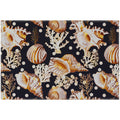 Seabreeze Sz6 Black Coastal Rug Rectangle 3' X 5'