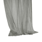 Richmark International Paloma Sheer Dual Header Curtain Panel 52 X 108 In Grey