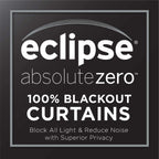 Eclipse Cara Grommet Top Curtains For Bedroom, Single Panel, 50'' X 63'', Denim