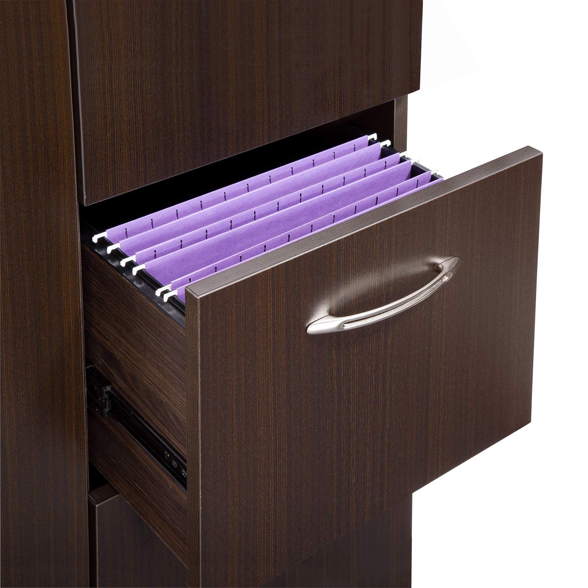 Safco Mayline APSTLDC Aberdeen Personal Storage Tower with 2 Doors and 2 Drawers, Mocha Tf
