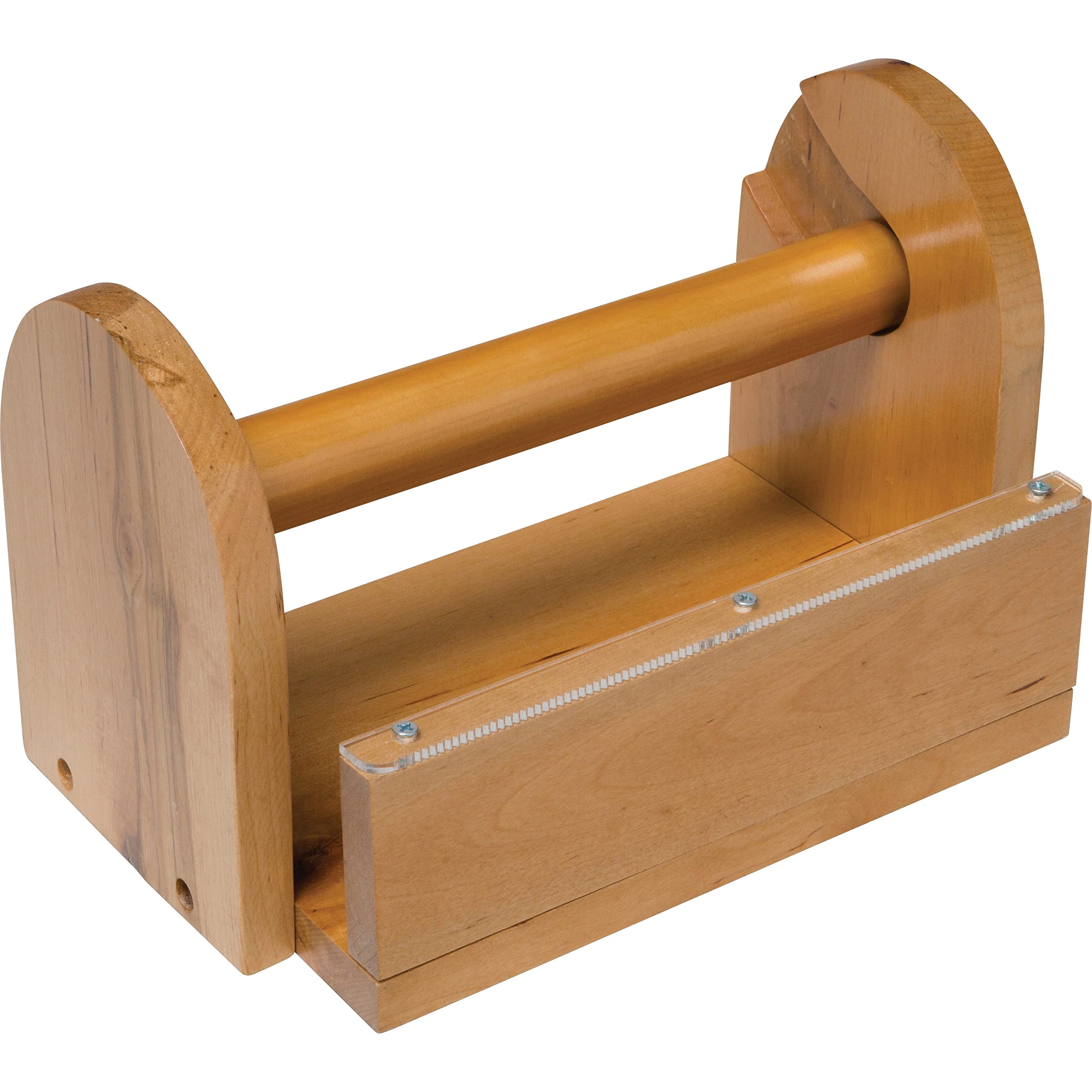 Creativity Street Wood Masking Tape Holder Pac3861, Natural Wood, 9.6' X 5.9' X 6', 1 Count,Brown