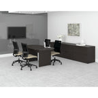 Lorell Prominence 2.0 Espresso Laminate Box/Box/File Left-Pedestal Desk