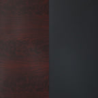 Flash Furniture Glenbrook 30'' x 42'' Rectangular Table Top with Black or Mahogany Reversible Laminate Top