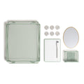 U Brands Urban Garden Locker Accessory Kit, With Magnets, Mirror, Whiteboard, Marker, Organizer, Shelf