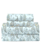 Feather & Stitch Softest 100% Cotton Sheets, Twin Size Sheet Sets, 3 Pc Set, 300 Thread Count Percale Weave Bedding, 16' Deep Pocket, Cooling Sheets, Twin Size Sheets, Breathable Bed Set (Diamond)