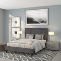 Flash Furniture Queen Platform Bed | Queen Size Platform Bed Frame With Headboard