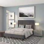 Flash Furniture Queen Platform Bed | Queen Size Platform Bed Frame With Headboard