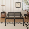 Yicensen 22 Inch High Queen Bed Frame Rounded Corner No Box Spring Needed, Heavy Duty Metal Queen Size Platform Bed Frame, Easy