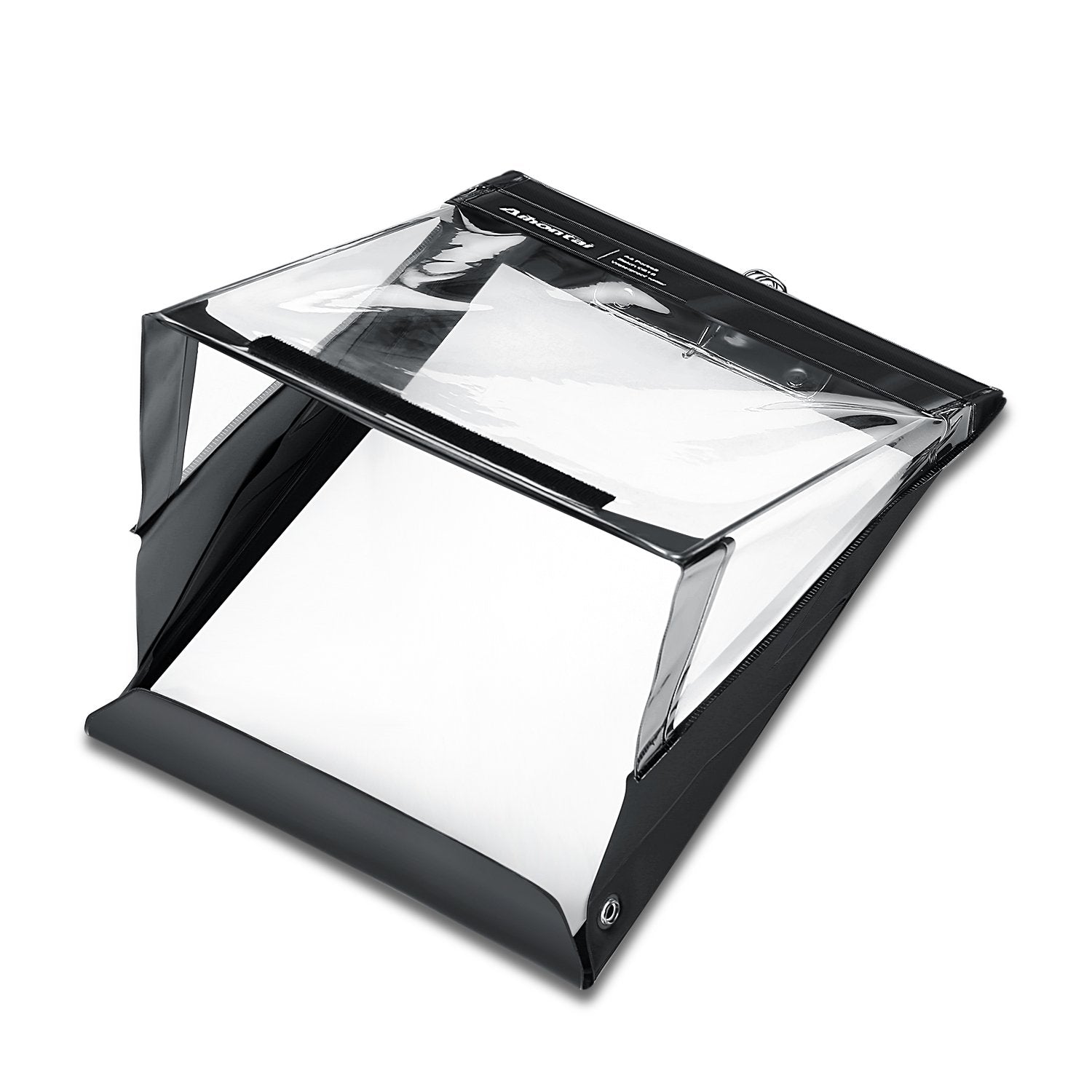 Aihontai A4 Waterproof Clipboard - High Quality PVC Document Holder, Black, A4 Portrait Size