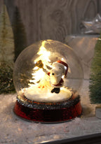 Peanuts Battery-Operated Led Snoopy With Christmas Tree Table Piece
