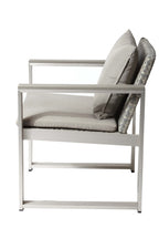 Pangea Home Chester Ch Brshgy Chair, Grey