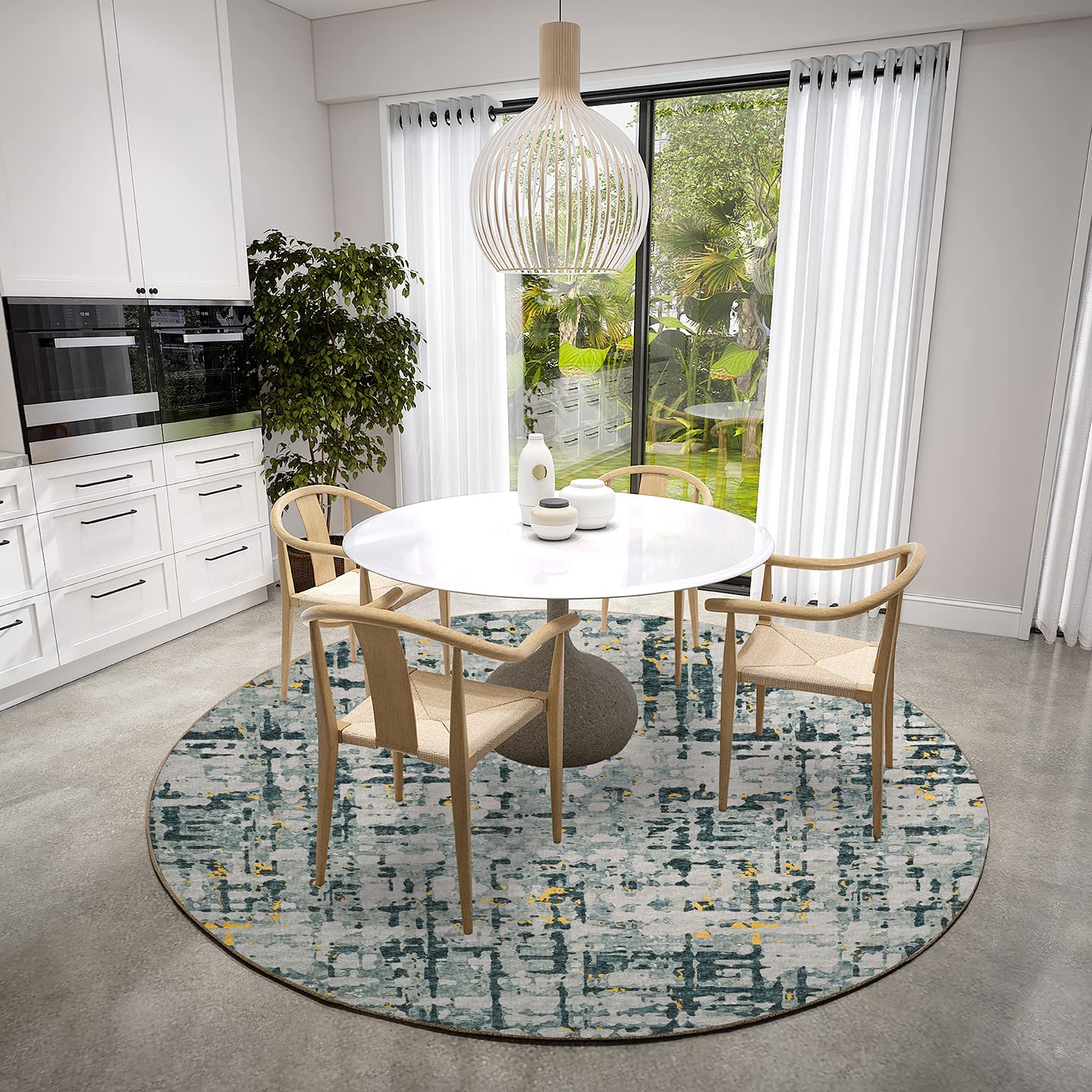 Dalyn Rugs Brisbane Br5 Modern Camouflage Gold 8' X 8'
