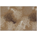 Seabreeze Sz3 Taupe Coastal Rug Rectangle 3' X 5'