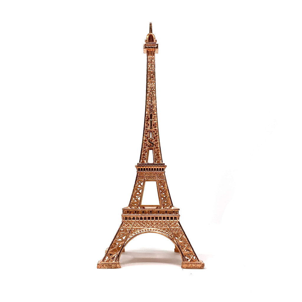 allgala Eiffel Tower Statue Decor Alloy Metal, and Size (07'', Rose Gold)