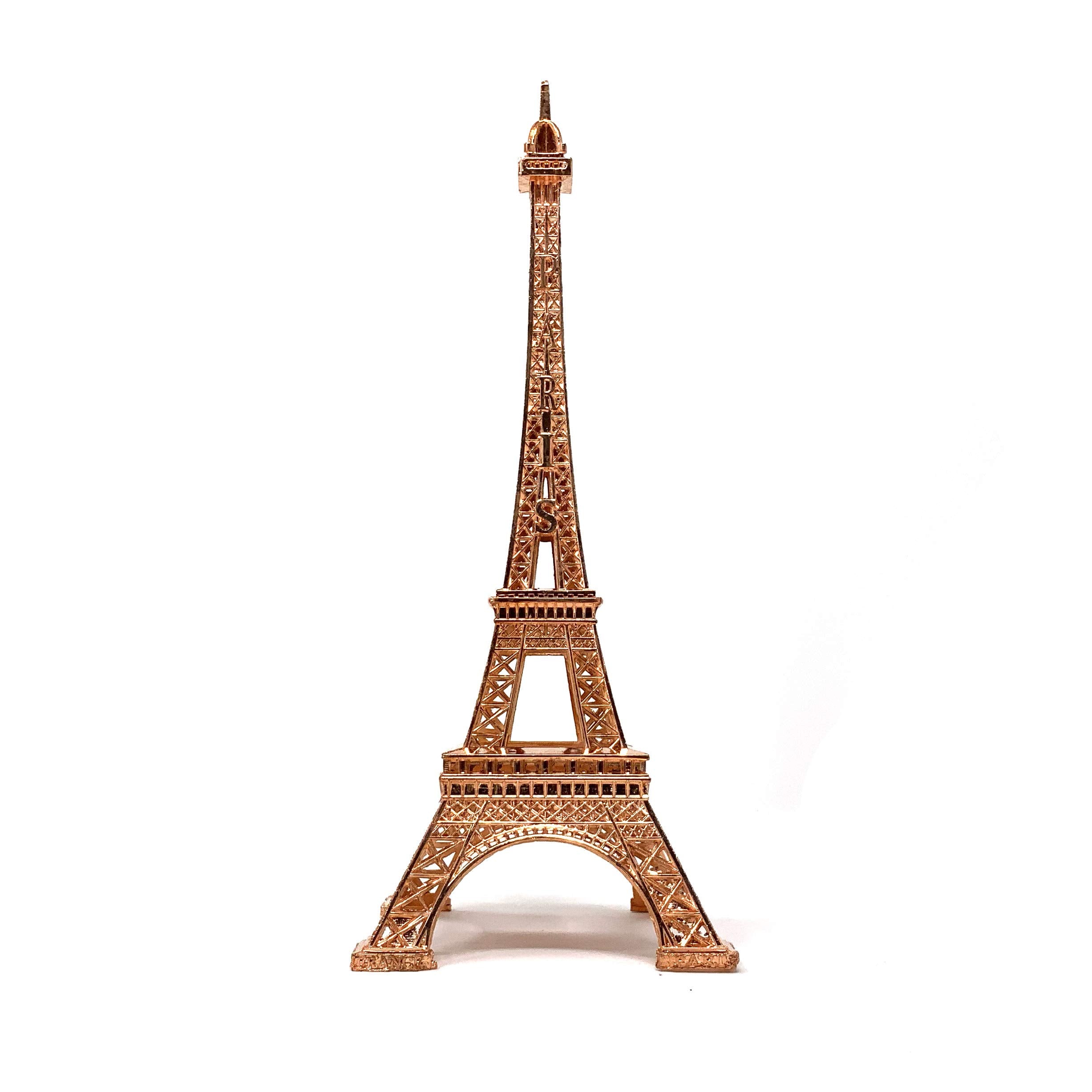 allgala Eiffel Tower Statue Decor Alloy Metal, and Size (07'', Rose Gold)