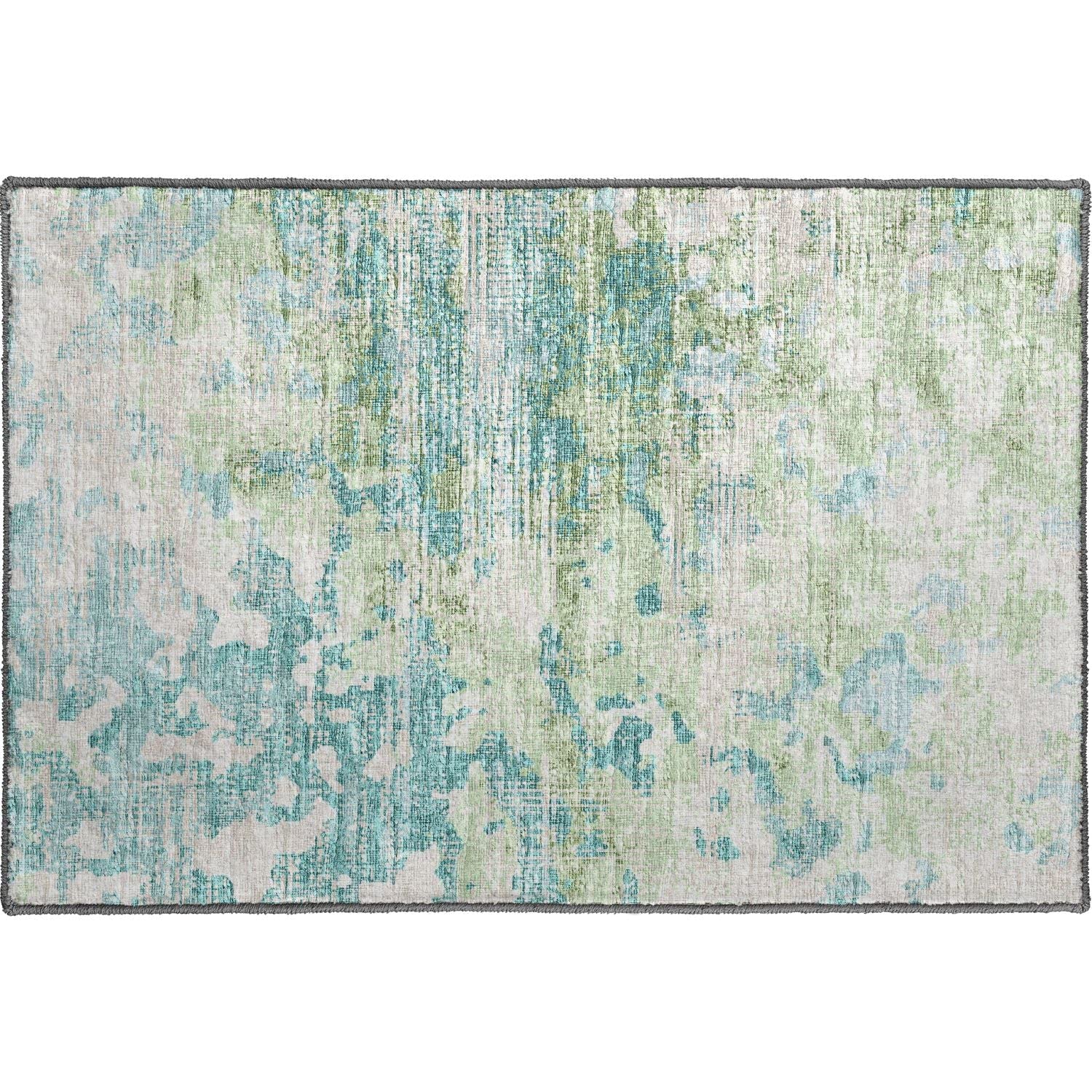 Camberly Cm5 Green Casual Rug Rectangle 3' X 5'