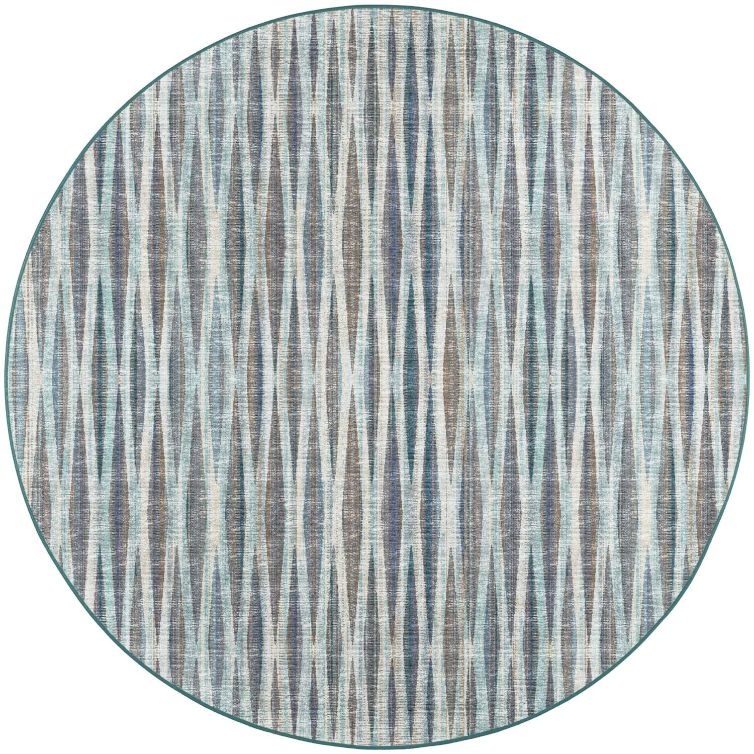 Dalyn Amador Aa1 Mist 8' X 8' Round Rug Aa1Mt8Ro