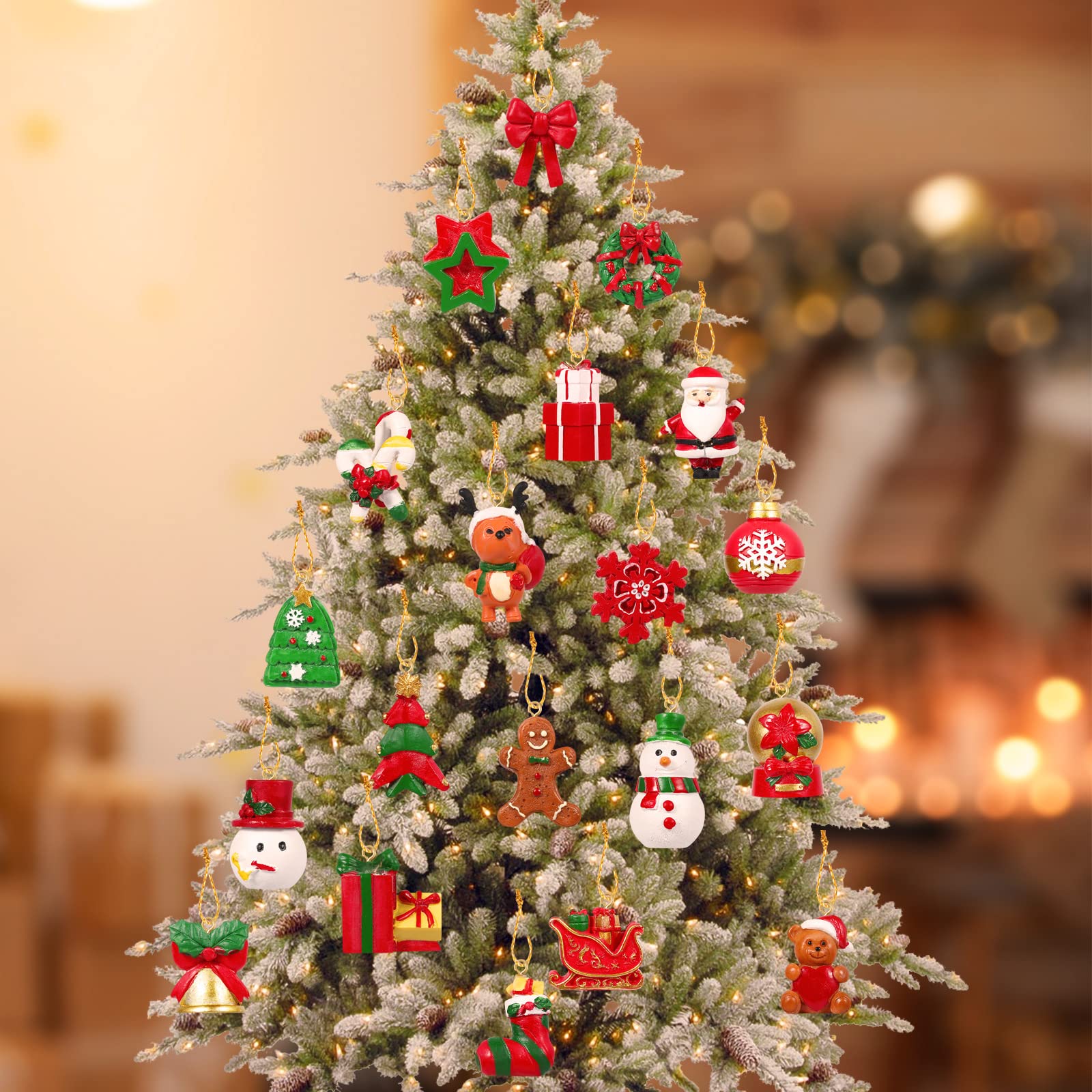 Imikeya Advent Calendar 2021, Christmas Tree Ornaments, Christmas Advent Calendar, Christmas Countdown Calendar, Mini Christmas