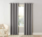 Sun Zero Becca Energy Efficient Grommet Curtain Panel, 40'' X 63'', Gray