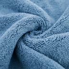 Polyte Microfiber Quick Dry Lint Free Bath Towel, 57 X 30 In, Pack Of 4 (Blue)