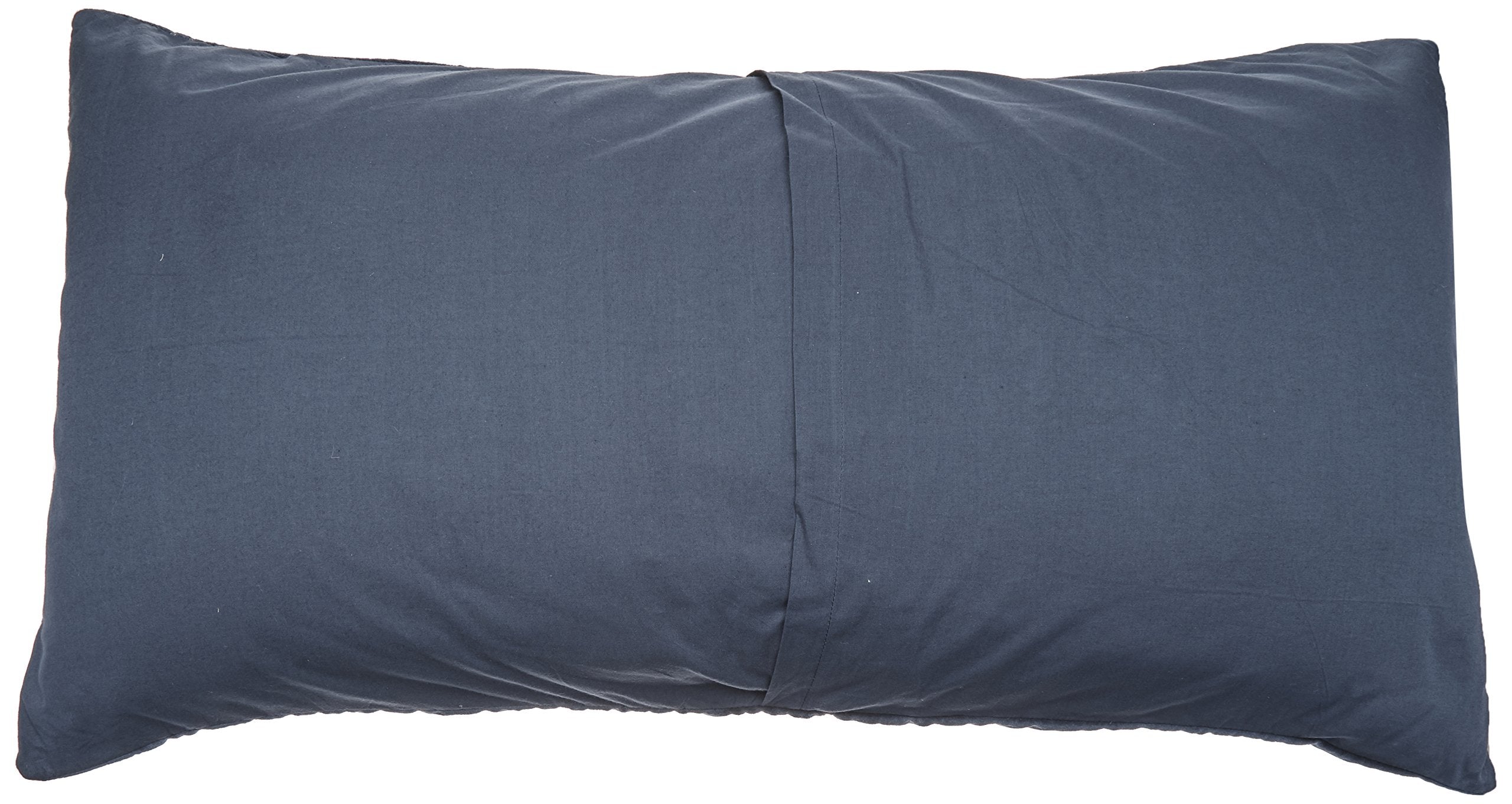 Rizzy Home | BQ4530 | Polyester King Sham | 20"x36" Blue/Metallic/ Geometric