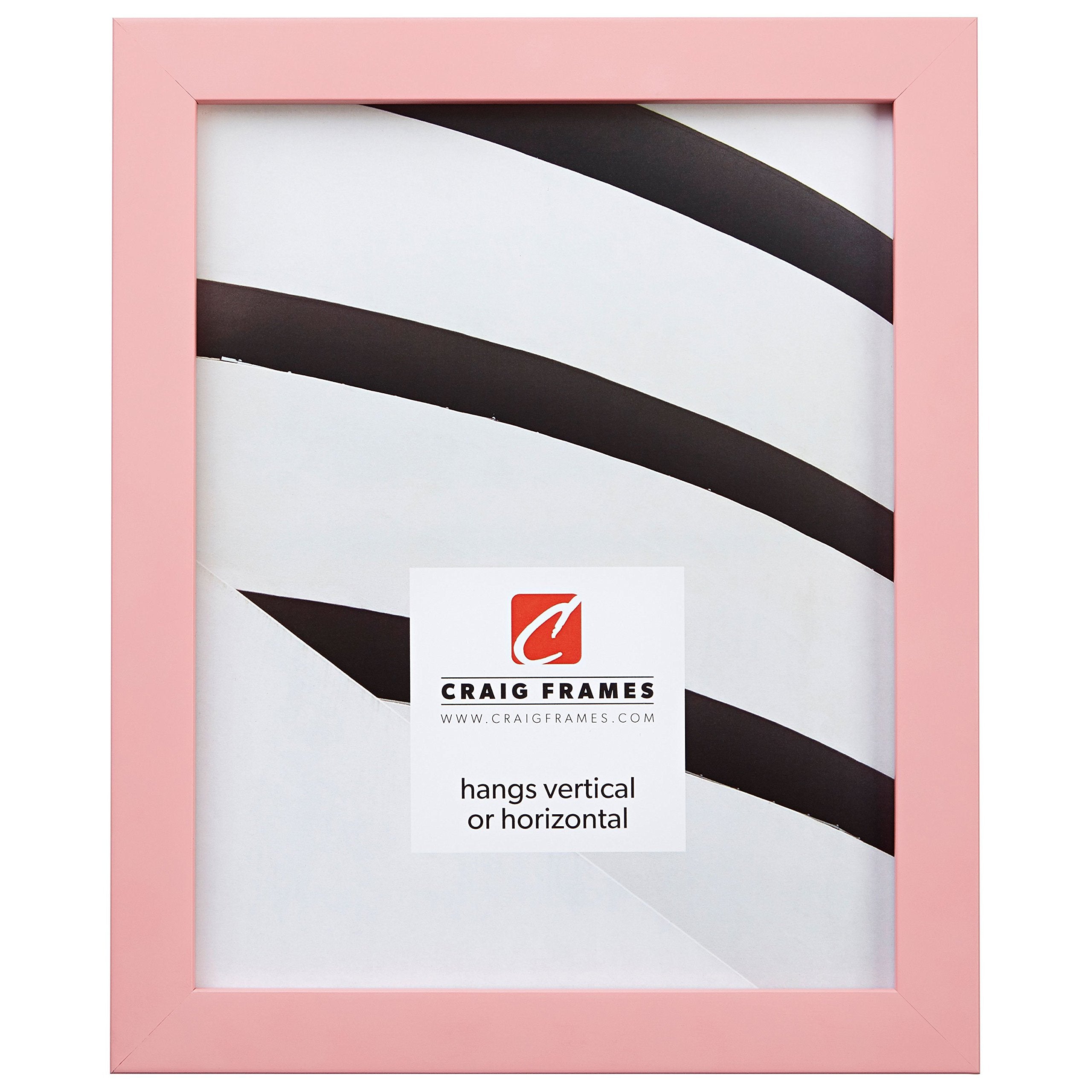 Craig Frames Confetti, Modern Light Pink Picture Frame, 14 x 22 Inch