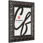 Craig Frames Bravado, 10X15 Picture Frame, Antique Silver