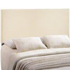 Modway Region Linen Fabric Upholstered Queen Headboard in Ivory