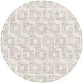 Dalyn Delano Da1 Ivory 4' X 4' Round Rug Da1Iv4Ro