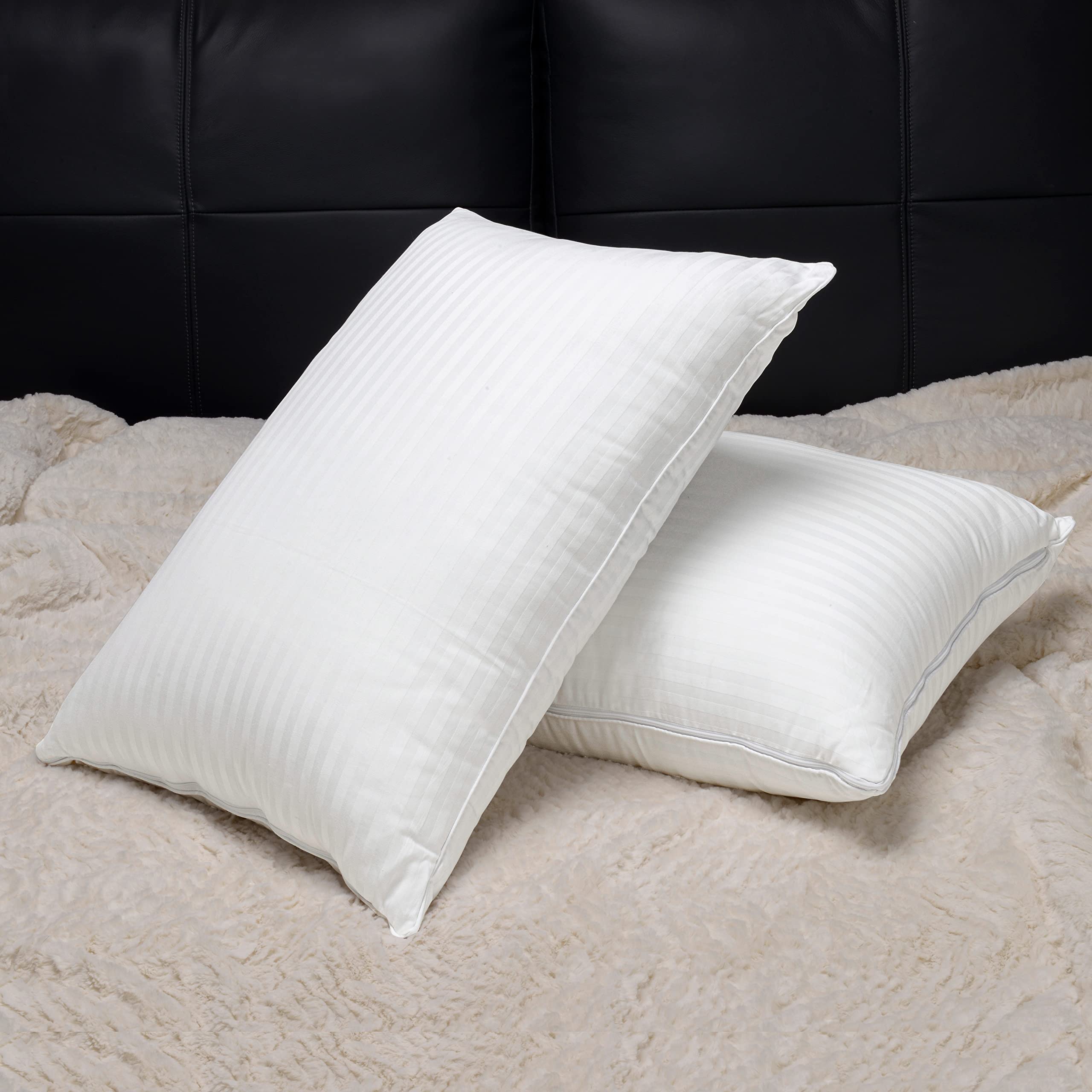 EverSnug Adjustable Layer Pillow Set Cooling Down Alternative White Standard/Queen