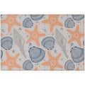 Seabreeze Sz4 Beige Coastal Rug Rectangle 8' X 10'