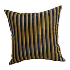 Blazing Needles Printed Throw Pillow, 17", Midnight Stripe
