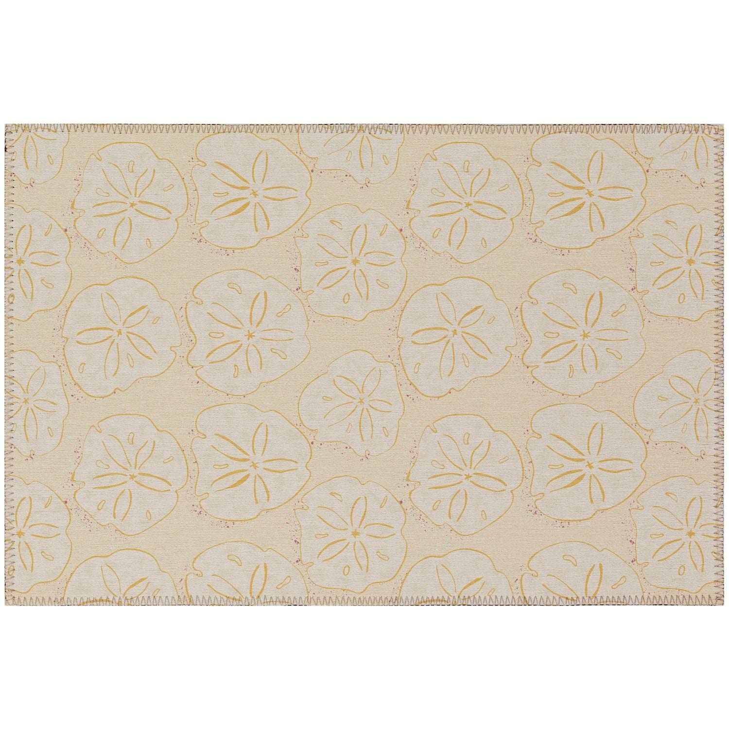 Seabreeze Sz10 Ivory Coastal Rug Rectangle 3' X 5'