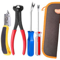 Upholstery Staple Remover Tack Puller Nail Remover Tool Set Nail Puller Plier, Staple Puller, Tack Lifter, Fastener Remover, For