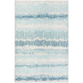 Winslow Wl4 Blue Transitional Rug Rectangle 3' X 5'