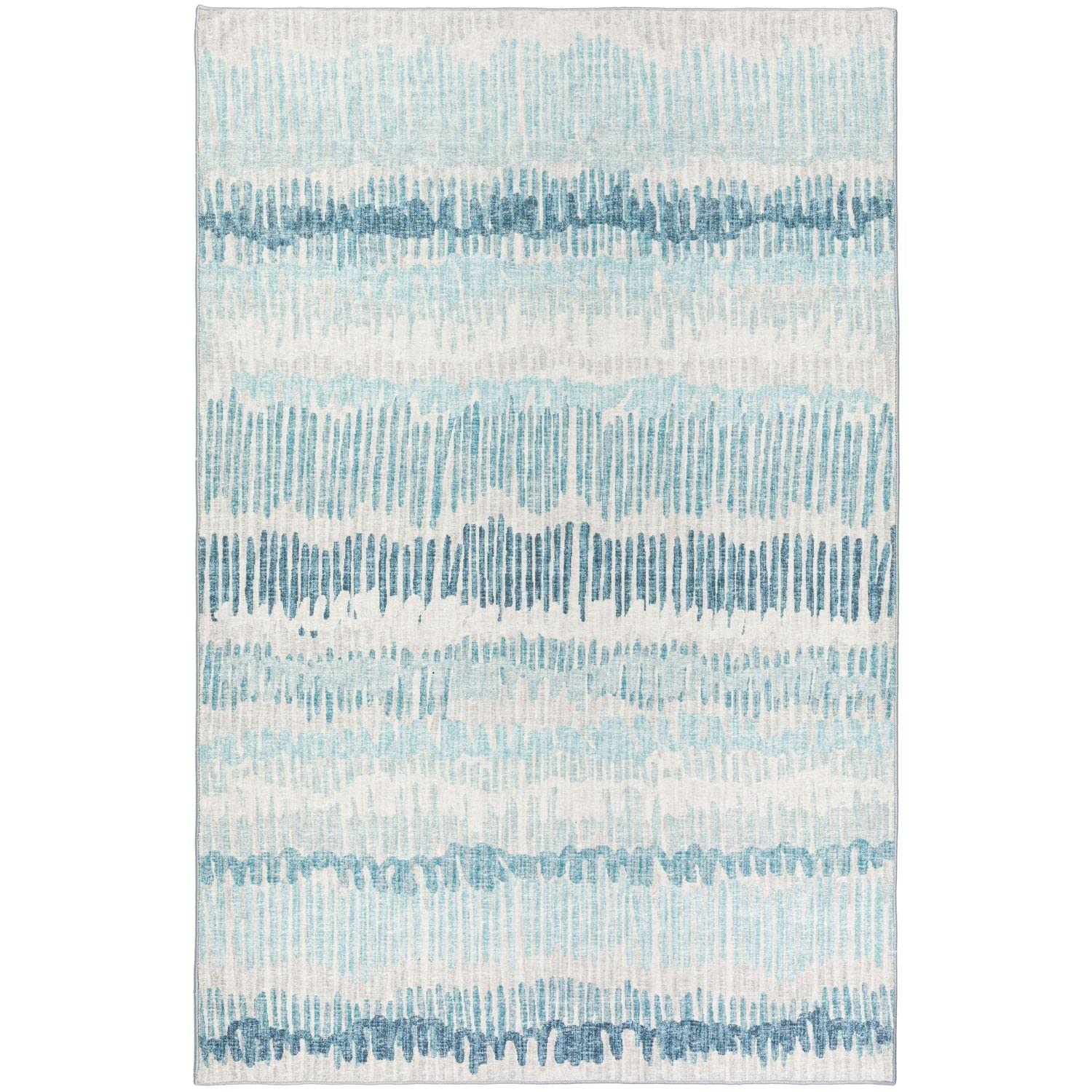 Winslow Wl4 Blue Transitional Rug Rectangle 3' X 5'